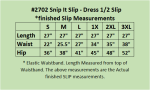 Snip it slip size chart