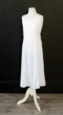 Simple White LDS Baptism Slip communion modesty girls dress slip