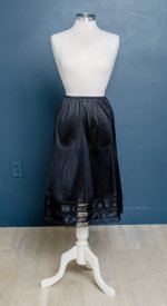 Dress Slip #2702 by White Elegance - Temple Dress Slip Snip it slip black and white