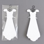 White Temple Handkerchief Mini Dress