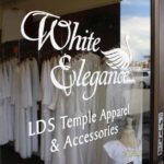 White Elegance Orem LDS Temple Dress