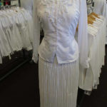 Two Piece LDS Temple Shirt Skirt White Elegance Centerville location
