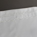 women's LDS temple envelope all white embroidered