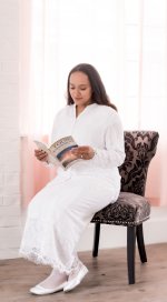 Belfast white set plus sizes LDS temple Modest white