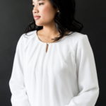 Helena top and skirt set LDS temple dress