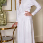 Syracuse knit over the head dress lds temple