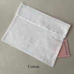 Cotton envelope with a pocket for wedding guest gifts and name cards
