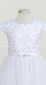 White baptism dress girls size 14