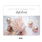 White Elegance Gift Cards – The perfect gift for any occasion, available in holiday and special occasion designs.