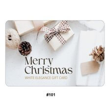 White Elegance Gift Cards – The perfect gift for any occasion, available in holiday and special occasion designs.