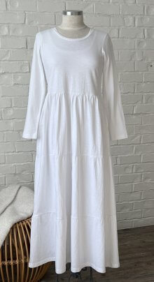 Cairo cotton knit dress with long sleeve pockets lds temple