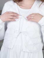 White vest with ties mix and match to change up LDS temple clothes