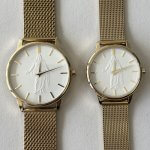 Christus watch men and women's gold rose gold stainless steel adjustable band LDS temple use Christian